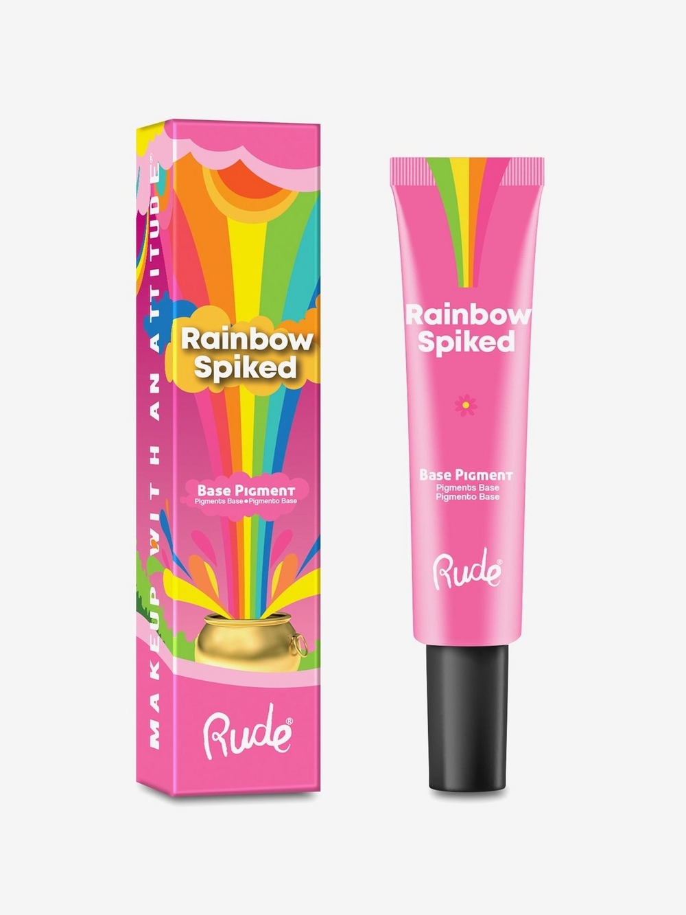 RUDE Rainbow Spiked Base Pigment - Pink